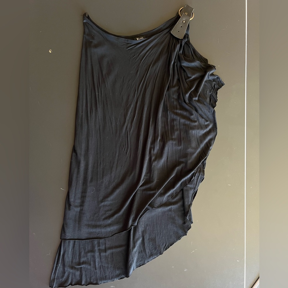 Faith Connexion Black Asymmetrical Dress